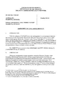 Finance / Crime / Business / Money laundering / Suspicious activity report / Financial Crimes Enforcement Network / Financial crimes / Currency transaction report / USA PATRIOT Act /  Title III / Tax evasion / Bank Secrecy Act / Financial regulation