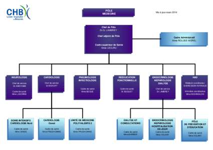 PÔLE MEDECINE Mis à jour mars[removed]Chef de Pôle
