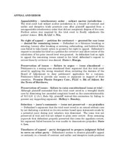 Appellate review / Legal procedure / Motion / Federal Rules of Civil Procedure / Negligence / Pando v. Fernandez / Wisconsin Circuit Court / Law / Lawsuits / Appeal