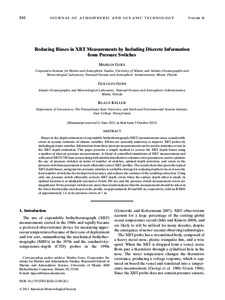 810  JOURNAL OF ATMOSPHERIC AND OCEANIC TECHNOLOGY VOLUME 30