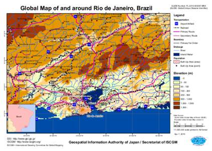 Global Map of and around Rio de Janeiro, Brazil Sao Domingos da Bocaina Lima Duarte  Olaria