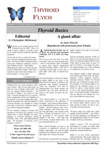 Thyroid flyer Inside A Gland Affair