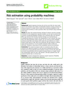 Dasgupta et al. BioData Mining 2014, 7:2 http://www.biodatamining.org/content/7/1/2