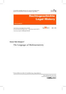 Rg  Rechts geschichte  Zeitschrift des Max-Planck-Instituts für europäische Rechtsgeschichte