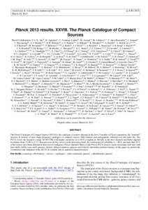 c ESO 2013 Astronomy & Astrophysics manuscript no. pccs March 20, 2013