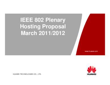 Microsoft PowerPoint - Huawei Proposal for March 2011_2012 .ppt