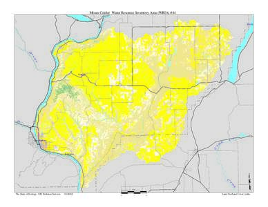 Moses Coulee Water Resource Inventory Area (WRIA) #44  Waterville East Wenatchee