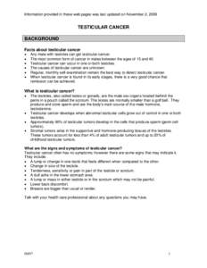 Melanoma website flow chart[removed]draft -- integrating material from Ca in MA Men