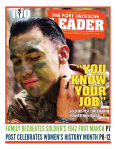 “YOU KNOW YOUR JOB”  SOLDIERS TEST FOR EXPERT