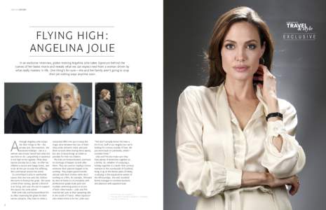 signaturepeople  Flying high: Angelina Jolie In an exclusive interview, globe-trotting Angelina Jolie takes Signature behind the scenes of her latest movie and reveals what we can expect next from a woman driven by