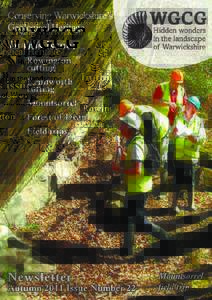 Conserving Warwickshire’s Geological Heritage In this issue: cutting cutting