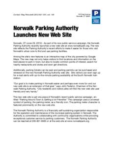 Contact: Meg Robustelli, extEast Avenue Norwalk, CTNorwalk Parking Authority