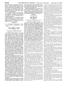 E1816  CONGRESSIONAL RECORD — Extensions of Remarks Medal w/M Device, Br. Hourglass, Roman Numeral 2, Army Service Ribbon, Reserve Components Overseas Training Ribbon, Armed Forces Reserve Medal, Presidential Unit Cita