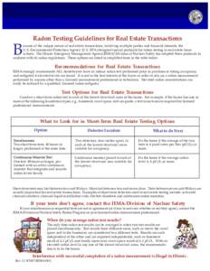 IEMA 018 Radon & Real Estate Fact Sheet revised 9-07.pmd