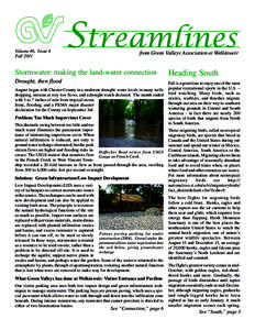 Volume 46, Issue 4 Fall 2011 Streamlines  from Green Valleys Association at Welkinweir