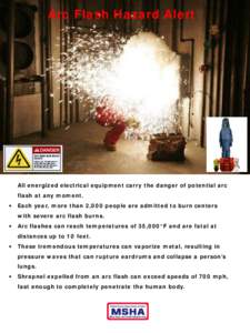 MSHA - Hazard Alert - Arc Flashing