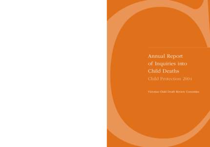 Annual Report of Inquiries into Child Deaths - Child Protection 2004