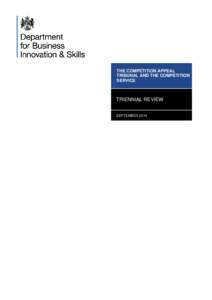 Non-departmental public body / Competition Appeal Tribunal / Politics of the United Kingdom / Competition Commission / Tribunals Service / Government / Public administration / Government of the United Kingdom