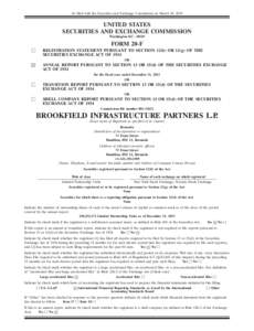 Financial statements / Financial regulation / International Financial Reporting Standards / Accounting systems / Generally Accepted Accounting Principles / Brookfield Asset Management / Brookfield Infrastructure Partners / Income / U.S. Securities and Exchange Commission / Accountancy / Finance / Business