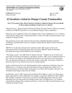 Microsoft Word - PR[removed]Orange County and Southern California IMPACT Inspections News Release[removed]