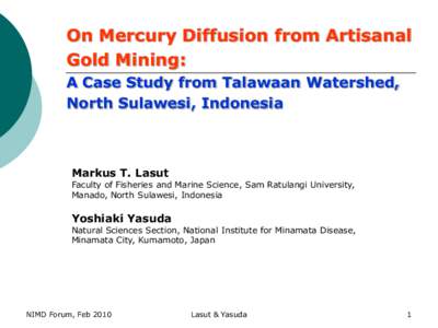 Hair mercury investigation of mercury-polluted areas around the world