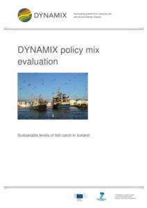 DYNAMIX policy mix evaluation Sustainable levels of fish catch in Iceland  Case study: Sustainable levels of fish catch in Iceland