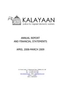 Kalayaan / Domestic worker / Human trafficking / Crime / International criminal law / Ethics / Human trafficking in Bahrain / Foreign workers / Domestic work / Migrant domestic workers