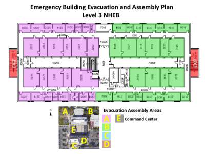 EXIT  EXIT Emergency Building Evacuation and Assembly Plan Level 3 NHEB