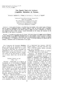 Caribbean Journal of Science, Vol. 31, No. 1-2, 57-64, 1995 Copyright 1995 College of Arts and Sciences University of Puerto Rico, Mayaguez
