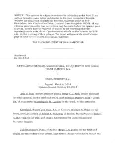 NOTICE: This opinion is subject to motions for rehearing under Rule 22 as well as formal revision before publication in the New Hampshire Reports. Readers are requested to notify the Reporter, Supreme Court of New Hampsh