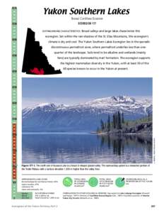 Yukon Southern Lakes[removed]Boreal Cordillera Ecozone ECOREGION 177