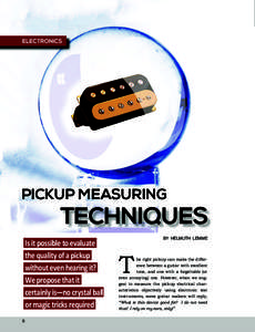  Issue #3 - 2Q[removed]ELECTRONICS PICKUP MEASURING