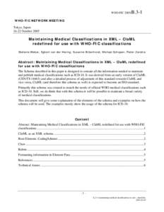 Microsoft Word - B_3-1 Maintaining Medical Classifications in XML – ClaML.doc