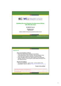 Computing / Service-oriented architecture / Web service / IBM WebSphere MQ / IBM WebSphere / Oracle SOA Suite / Thomas Erl / Enterprise application integration / Business software / Information technology management