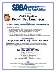 Microsoft Word - Civil Brown Bag July[removed]modified