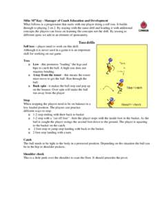 Microsoft Word - Toss drills.doc