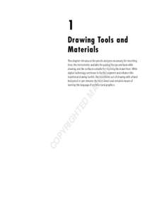 1 Drawing Tools and Materials CO