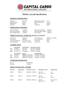 Microsoft Word - N815EA Aircraft Specifications 21Jan13