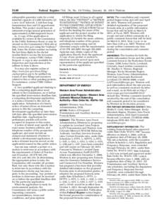 WReier-Aviles on DSKGBLS3C1PROD with NOTICES[removed]Federal Register / Vol. 76, No[removed]Friday, January 28, [removed]Notices