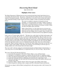 Fisheries / Recreational fishing / Boothbay Harbor /  Maine / Burnt Island Light / Intertidal zone / Burnt Island / Lobster fishing / Physical geography / Maine / Water