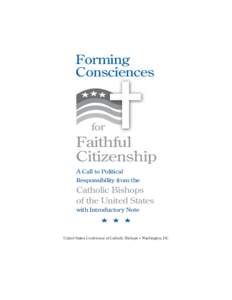 Forming Consciences for  Faithful