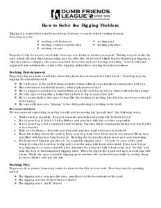 Microsoft Word - How to solve digging problems.doc