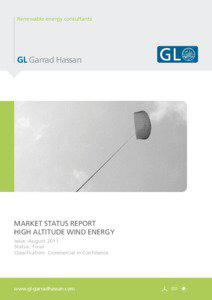 Fluid dynamics / GL Garrad Hassan / High-altitude wind power / Germanischer Lloyd / Renewable energy / Wind turbine / Energy development / Wind / WindFarmer / Technology / Energy / Wind power