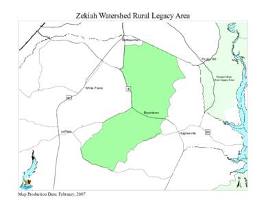 Zekiah Watershed Rural Legacy Area Mattawoman Poplar Hill  Patuxent River