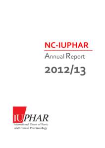 NC-IUPHAR Annual Report  Introduction