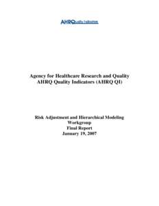 Estimation theory / Statistics / Knowledge / United States Department of Health and Human Services / Regression analysis / Science and technology / Healthcare Cost and Utilization Project / Statistical methods / Linear regression / Prediction