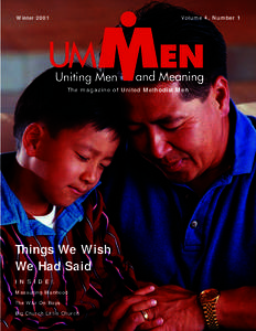 Volume 4, Number 1  Winter 2001 The magazine of United Methodist Men