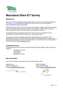 Communication / Information technology / Shire of Moorabool / Bacchus Marsh /  Victoria / Lal Lal /  Victoria / Ballarat / Internet / Myrniong /  Victoria / Mobile Web / States and territories of Australia / Geography of Australia / Victoria