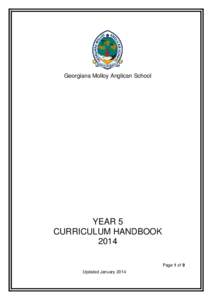 Microsoft Word - Year5 Curriculum Handbook 2014
