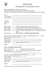 ORDER FORM 